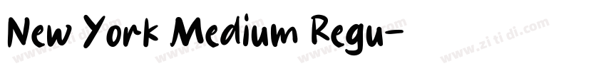 New York Medium Regu字体转换